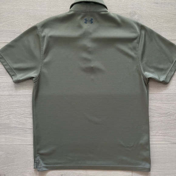 Under Armour Men's Olive Polo Shirt - Picture 2 of 2
